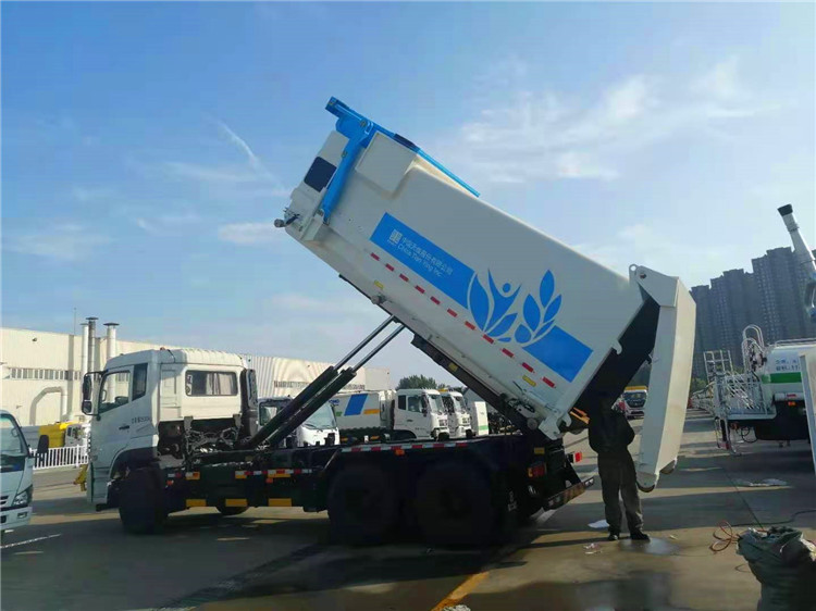 XCMG official new XZJ5160ZXXD5 detachable container garbage truck with DONGFENG chassis for sale